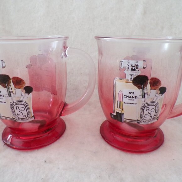 Chanel No 5 Amanda Greenwood Designer Label Glass Mug - Picture 4 of 8